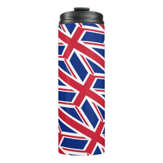 United Kingdom Travel Mug, patriottische Britse vl Thermosbeker (Voorkant)