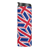 United Kingdom Travel Mug, patriottische Britse vl Thermosbeker (Geroteerd rechts)