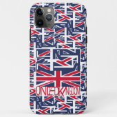 United Kingdom UK flag BY MASANSER PIXELAT Case-Mate iPhone Case (Achterkant)