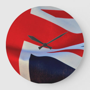 United Kingdom Union Jack Flag Clock Grote Klok