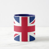 United Kingdom Union Jack Flag Personalized Mug Mok (Midden)