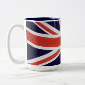 United Kingdom Union Jack Patriotic Coffee Mok (Links)