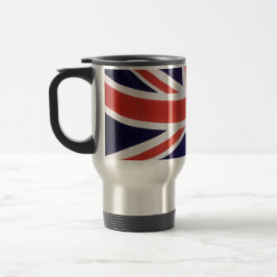 United Kingdom Union Jack Patriotic Travel Mug Reisbeker