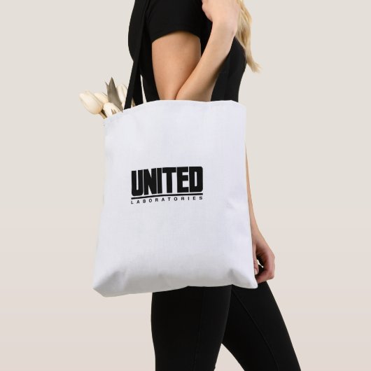 United Laboratories Canvas Zwart-wit Tas (Dichtbij)