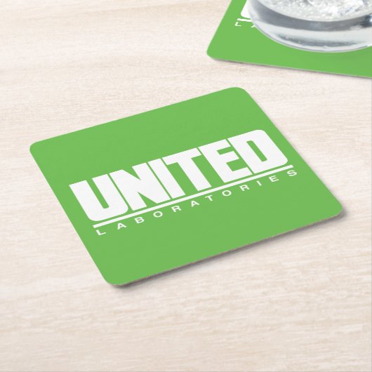 United Laboratories Drink Coasters Kartonnen Onderzetters (Schuin)