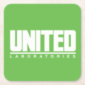 United Laboratories Drink Coasters Kartonnen Onderzetters (Voorkant)