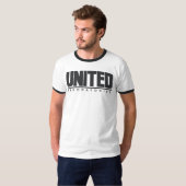 United Laboratories Ringer T-shirt met korte mouwe (Voorkant volledig)