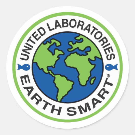 United Laboratories Round Stickers en labels (Voorkant)