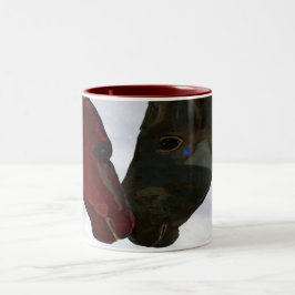 United Lee Marie’s Creatief Ontwerp Tweekleurige Koffiemok