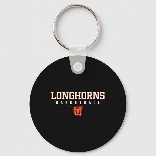 United Longhorns Logo Schets Hs Sleutelhanger (Voorkant)