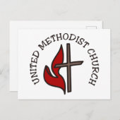 United Methodist Church Briefkaart (Voorkant / Achterkant)