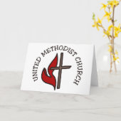 United Methodist Church Kaart (Gele Bloem)