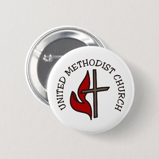 United Methodist Church Ronde Button 5,7 Cm (Voorkant /achterkant)
