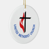 United Methodist Keramisch Ornament (Rechts)