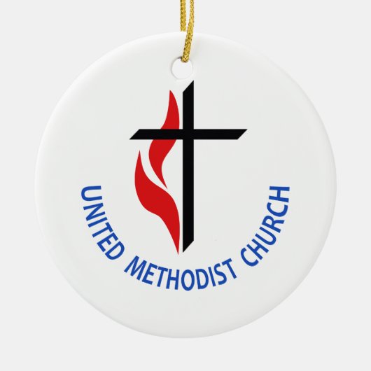 United Methodist Keramisch Ornament (Voorkant)