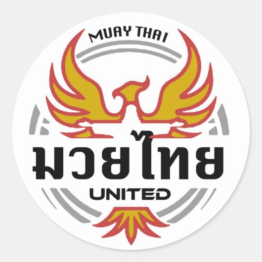 United MMA Muay Thai Sticker (Voorkant)