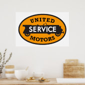 United Motors Service-teken Poster (Keuken)