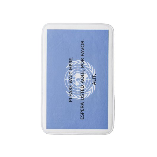 UNITED NATIONS BADMAT (Voorkant Verticaal)