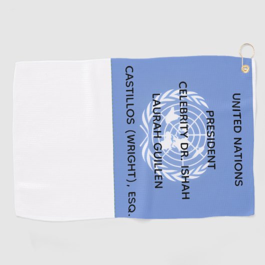 UNITED NATIONS GOLFHANDDOEK (Horizontaal)