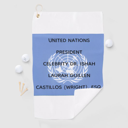 UNITED NATIONS GOLFHANDDOEK (Insitu)