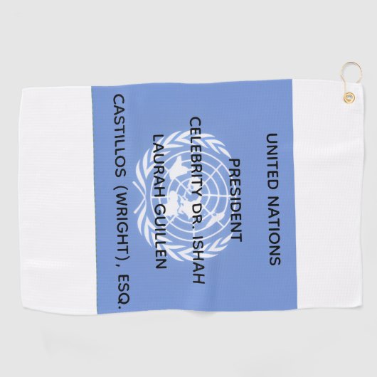 UNITED NATIONS GOLFHANDDOEK (Horizontaal)