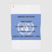 UNITED NATIONS GOLFHANDDOEK (Voorkant)