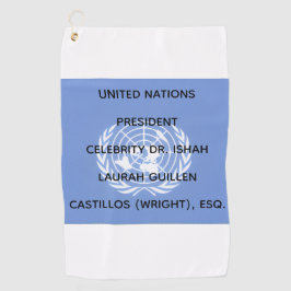 UNITED NATIONS GOLFHANDDOEK