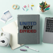 "United not Divided" Blue Black Red Vinyl-stickers Sticker (iPad Cover)