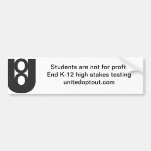 United Opt Out Bumpersticker