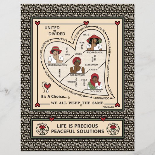 United Or Divided_a_Flat Sheet 8,5"x11" (Voorkant)