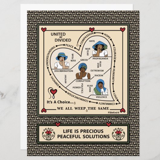 United Or Divided_b_Flat Sheet 8,5"x11" (Voorkant / Achterkant)