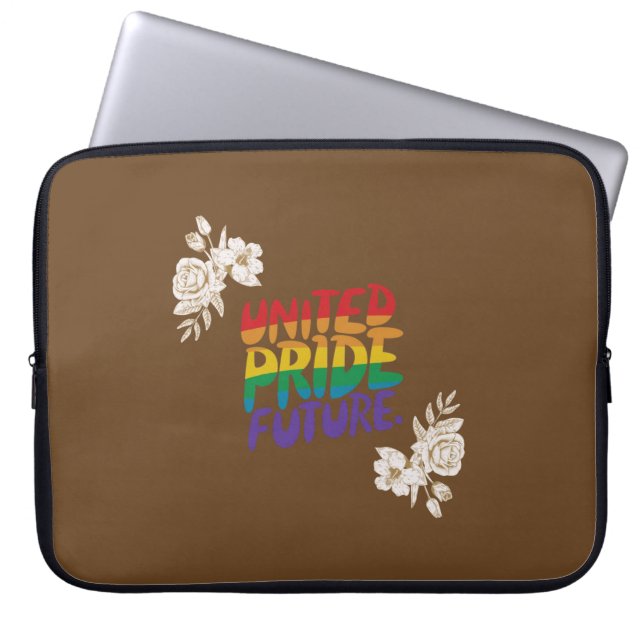 United Pride Future Laptop Sleeve (Voorkant)