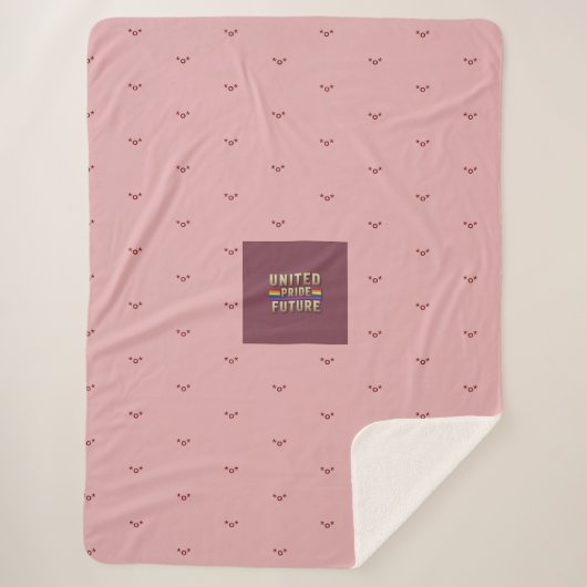 United Pride Future Sherpa Deken (Voorkant)