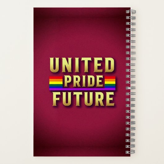 United Pride Future Spiral Notitieboek (Achterkant)