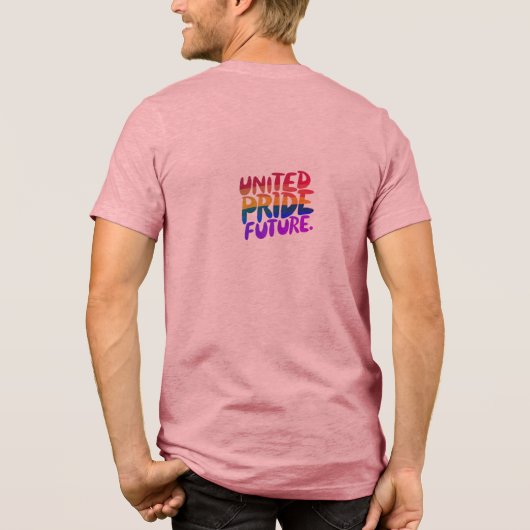 United Pride Future Tri-Blend Shirt (Achterkant)