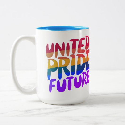 United Pride Future Tweekleurige Koffiemok (Links)