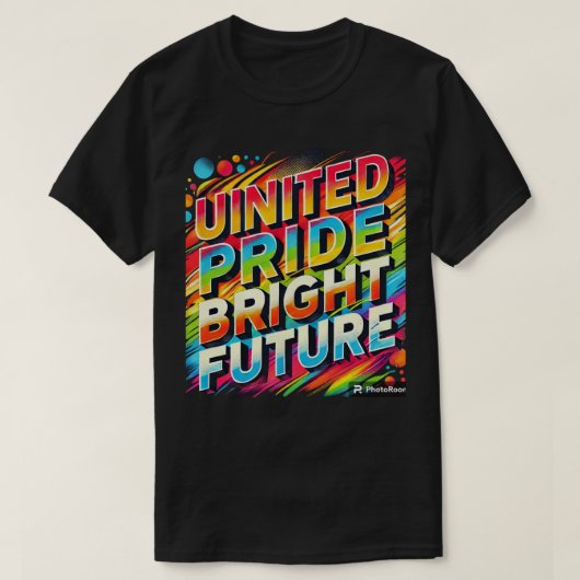 United pride mooie toekomst t-shirt (Design voorkant)
