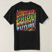 United pride mooie toekomst t-shirt (Design achterkant)