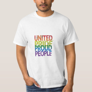 United Pride   Patriottische Mannen-T-shirt T-shirt
