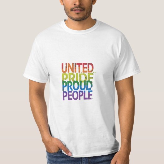 United Pride | Patriottische Mannen-T-shirt T-shirt (Voorkant)