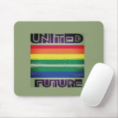 United Pride Proud Future Mousepad Muismat (Met muis)