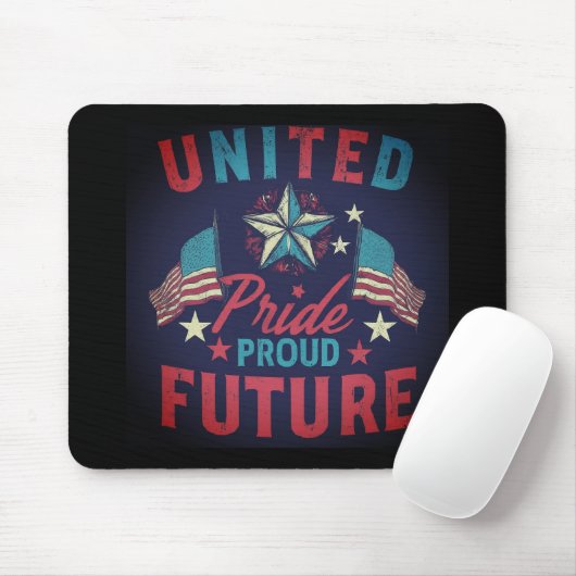 United Pride Proud Future Mousepad Muismat (Met muis)