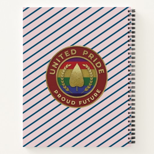 United Pride Proud future Notitieboek (Achterkant)