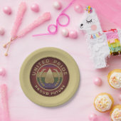 United Pride Proud future Papieren Bordje (Feest)