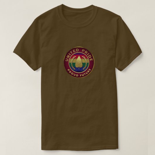United Pride Proud future T-shirt (Design voorkant)