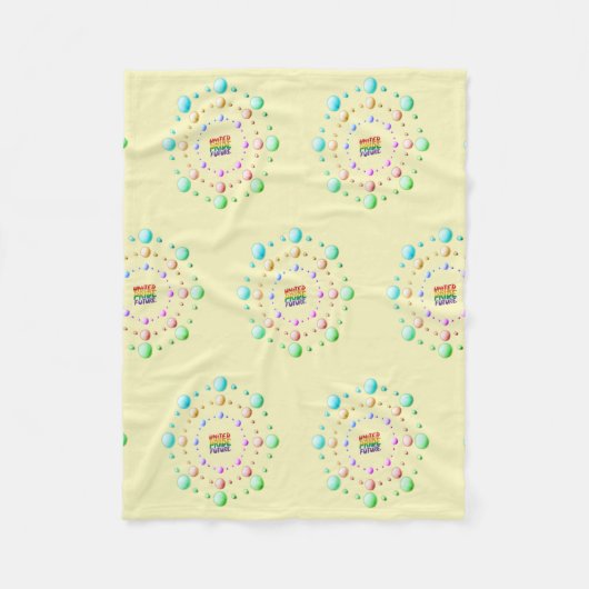 United Pride Trotse Toekomst Fleece Deken (Voorkant)