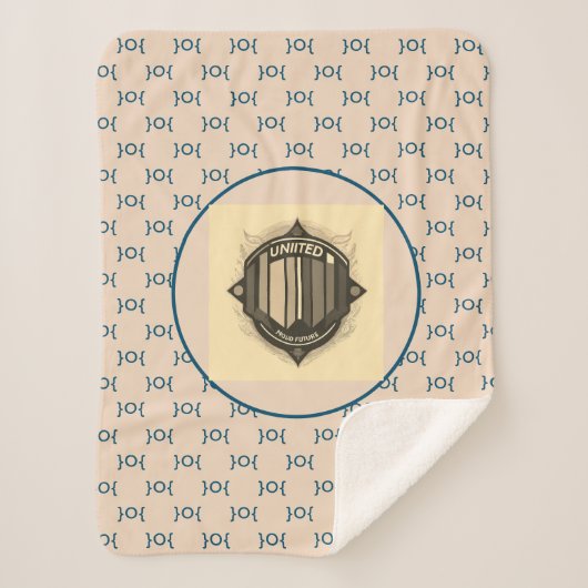 United Pride Trotse Toekomst Sherpa Deken (Voorkant)