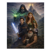 United Races Epic Scene Poster | Fantasy Unity Art (Voorkant)