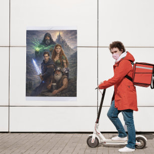United Rases Episch Scene Poster Fantasy Eenheid