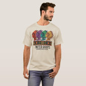 United Roots Eert Inheemse Stemmen T-Shirt (Voorkant volledig)